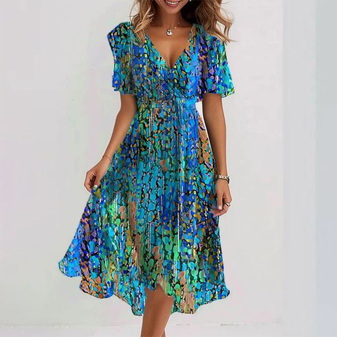 Jess - Blue Midi Dress