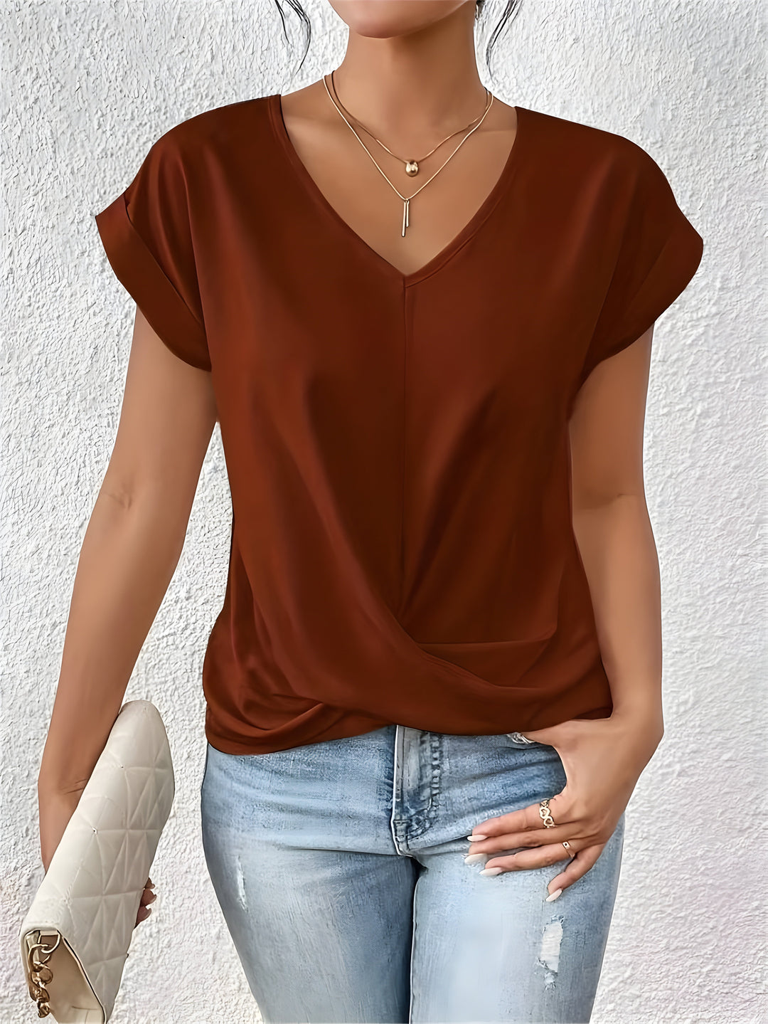 Zoe | Casual T-shirt with V-neck