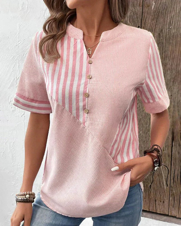 Andrea | Soft Striped Blouse