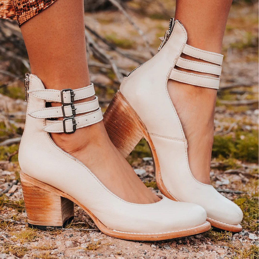 Heather | Vintage Leather Heels