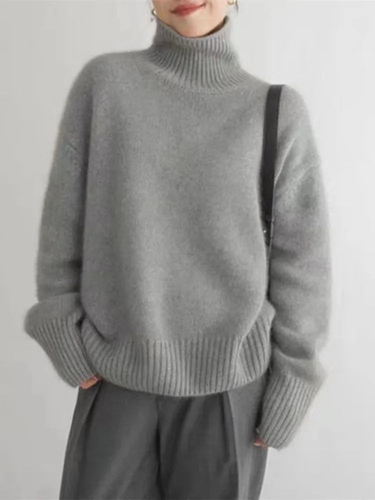 Emily™ | Comfortable and soft turtleneck jumper