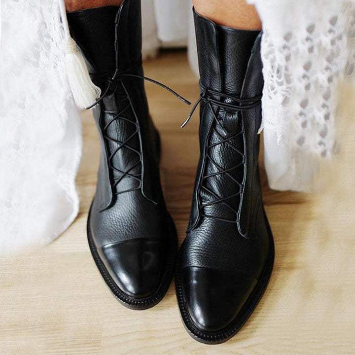 Isabelle | Leather Heeled Boots