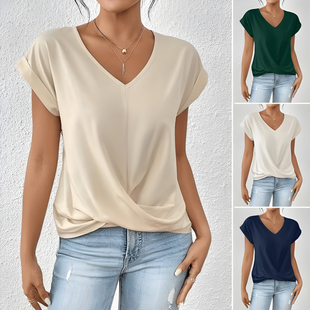 Zoe | Casual T-shirt with V-neck