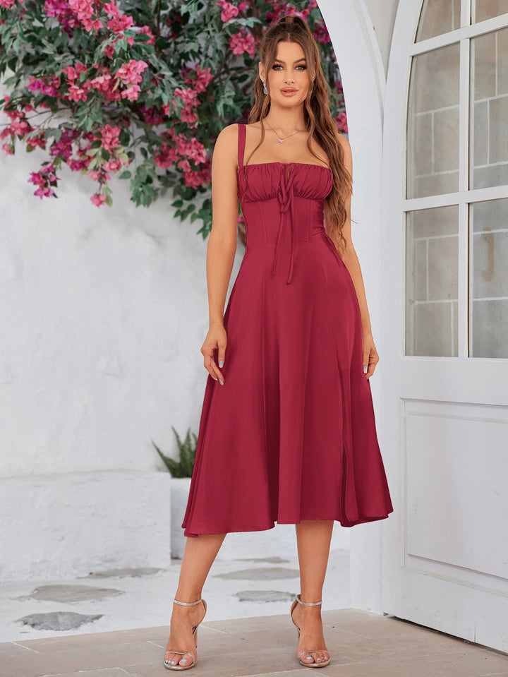 Riley - Bust Split Thigh Dress