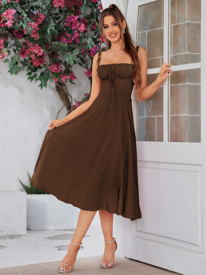 Riley - Bust Split Thigh Dress