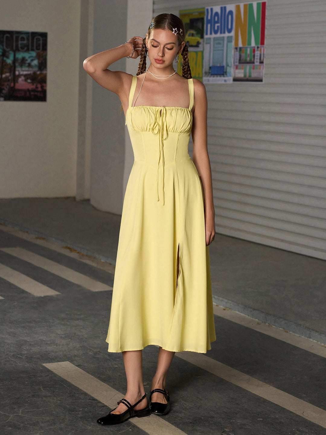 Riley - Bust Split Thigh Dress