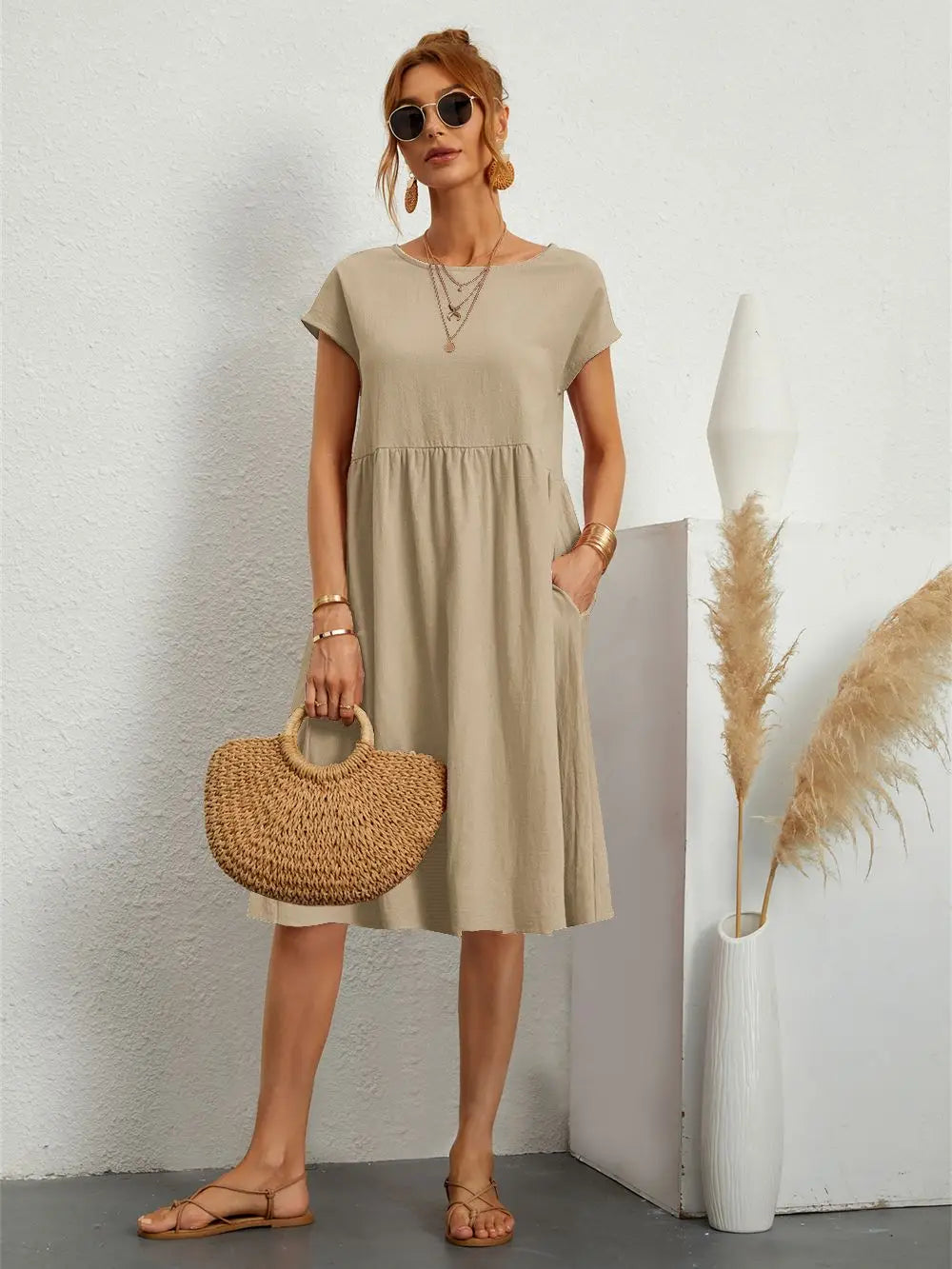 Serena – Casual Pocket Dress