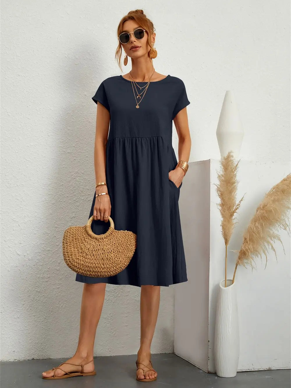 Serena – Casual Pocket Dress