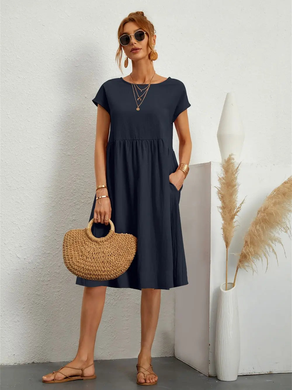 Serena – Casual Pocket Dress